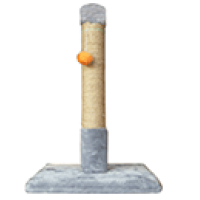 Когтеточка (9 цветов), сизаль, 30х35х55 см серый