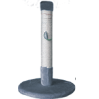 Когтеточка (9 цветов), сизаль, 55 см х Ø35 см серый