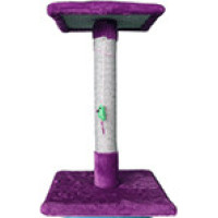 Когтеточка (9 цветов), джут, 30х35х57 см сиреневый