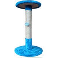 Когтеточка (9 цветов), сизаль Ø35хØ30х37 см бирюза