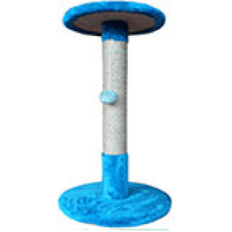 Купить Когтеточка (9 цветов), сизаль Ø35хØ30х37 см бирюза от Cristel — Когтеточки для кошек | Zooprostir