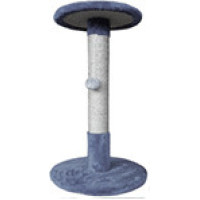 Когтеточка (9 цветов), джут Ø40хØ35х65 см серый