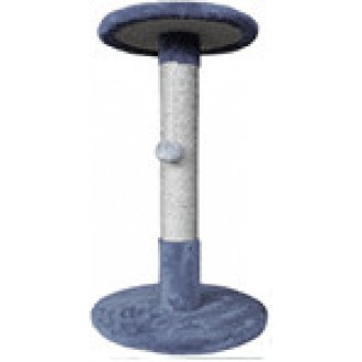 Купить Когтеточка (9 цветов), джут Ø40хØ35х65 см серый от Cristel — Когтеточки для кошек | Zooprostir