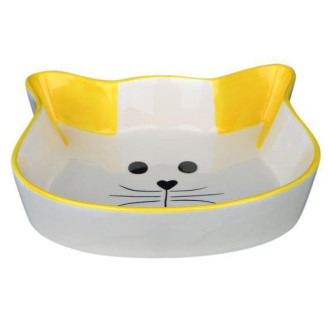 Купить Миска керамическая Cat face, 0,25 л/12 см от Trixie — Миски для кошек | Zooprostir
