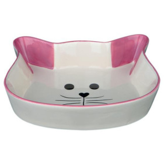 Купить Миска керамическая Cat face, 0,25 л/12 см от Trixie — Миски для кошек | Zooprostir