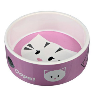 Купить Миска керамическая Mimi ( 3 цвета) 0.3 л/ø 12 см от Trixie — Миски для кошек | Zooprostir