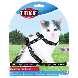 Шлейка для кошенят, нейлон 21-34см / 8 мм х 1,20 м (4 кольори) від Trixie