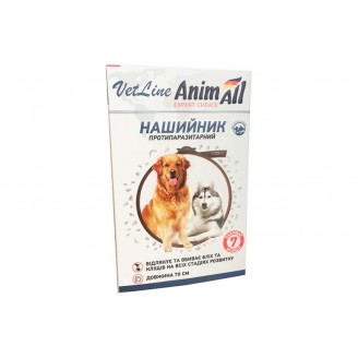 AnimАll VetLine ошейник протипаразитарный для собак, 70 см коричневый от AnimAll