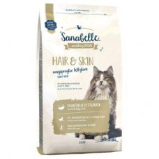 Sanabelle Hair & Skin 2 кг сухой корм для выставочных и привередливых кошек