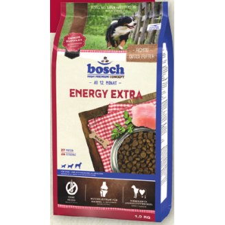 Купить Bosch Energy Extra 15 кг сухой корм для рабочих и активных собак от Bosch — Корм для взрослых собак | Zooprostir