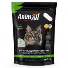 AnimАll Зеленый изумруд 10.5 л, 4.6 кг Силикагелевый наполнитель для кошачьего туалета