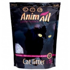AnimАll Фиолетовый аметист 5 л, 2.2 кг cиликагелевый наполнитель для кошачьего туалета