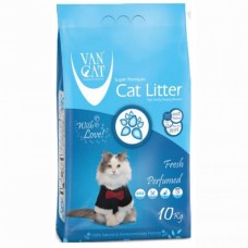 Бентонітовий наповнювач Van Cat Fresh 10 кг для туалету котів, свіжість