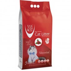Бентонітовий наповнювач Van Cat Natural 5 кг для туалету котів без запаху