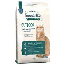 Sanabelle Outdoor з качкою 10 кг сухий корм для кішок мають вільний доступ на вулицю