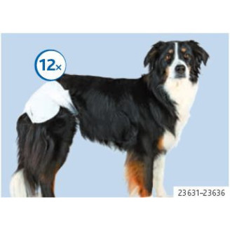 Купить Памперсы для собак Trixie 32–48 см M 12 шт от Trixie — Пелюшки, памперси і т.д. | Zooprostir