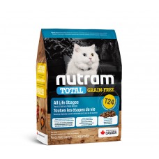 Сухий корм T24 Nutram Total Grain-Free Salmon & Trout 1.13 кг беззерновий для кішок з лососем та фореллю