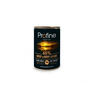 Profine dog консервы для собак с говядиной и говяжьей печенью 0,4 кг от Profine