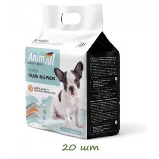 Купить Пеленки для собак AnimAll 60х60 см, 20 штук от AnimAll — Пелюшки, памперси і т.д. | Zooprostir