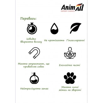 Купить Пеленки для собак AnimAll 60х60 см, 20 штук от AnimAll — Пелюшки, памперси і т.д. | Zooprostir