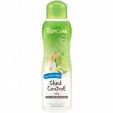 Кондиционер TropiClean Lime & Cocoa 355 мл для ускорения линьки, для собак и кошек