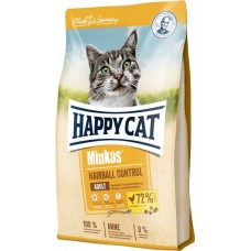 Сухий корм Happy Cat Minkas Hairball Control 10 кг для виведення грудочок шерсті для кішок, з птахом