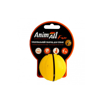 Игрушка AnimAll Fun тренировочный мяч для собак, 5 см, желтая от AnimAll