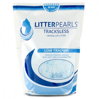 Купить Litter Pearls TrackLess кварцевый наполнитель для туалетов котов 3.8 л от Litter Pearls — Силикагелевые наполнители | Zooprostir