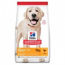 Hill's Science Plan Light Adult Large Breed Chicken 14 кг сухой корм для собак больших пород с курицей