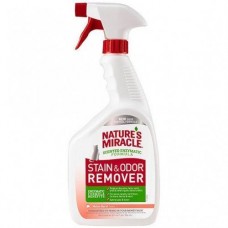 Уничтожитель пятен и запахов кошек Nature's Miracle Stain & Odor Remover, спрей 8in1, 946 мл, дыня