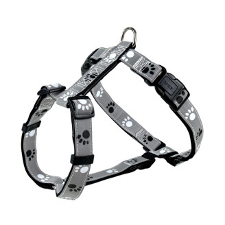 Шлейка Trixie нейлоновая «Silver Reflect» S-M 40-65 см / 20 мм (серая) от Trixie