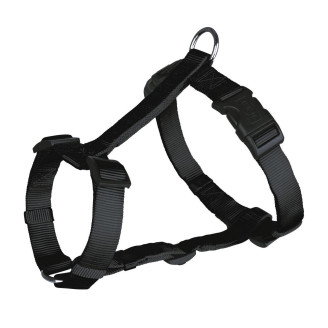 Купить Шлейка Trixie нейлоновая «Classic» M-L 50-75 см / 20 мм (черная) от Trixie — Нейлоновые шлеи для собак | Zooprostir