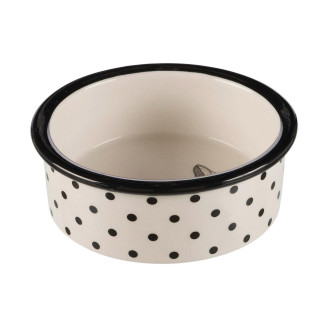Купить Миска керамическая Trixie Zentangle 300 мл / 12 см кремовая от Trixie — Миски для кошек | Zooprostir