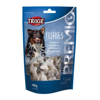 Купить Лакомство для собак Trixie Premio Fishies 100 г (рыба) от Trixie — Снеки, палочки, мини косточки для собак | Zooprostir