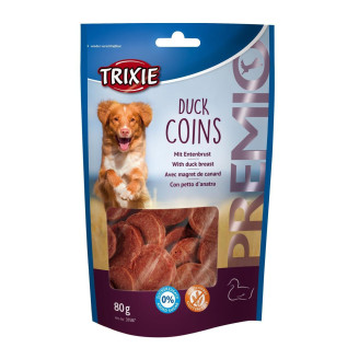 Купить Лакомство для собак Trixie Premio Chicken Duck Coins 80 г (утка) от Trixie — Снеки, палочки, мини косточки для собак | Zooprostir