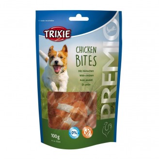 Купить Лакомство для собак Trixie Premio Chicken Bites 100 г (курица) от Trixie — Снеки, палочки, мини косточки для собак | Zooprostir