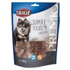 Лакомство для собак Premio4 Superfoods с курицей, уткой, говядиной и бараниной 4 x 100 г