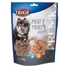 Ласощі для собак Premio 4 Meat Minis з куркою, качкою, яловичиною і бараниною 4 x 100 г