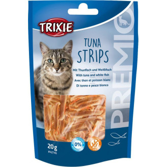 Лакомство для кошек Premio Tuna Strips полоски тунца 20г от Trixie
