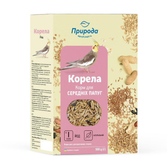 Купить Корм Природа для птиц Корелла Йод 500 г от Природа — Корм для птиц | Zooprostir