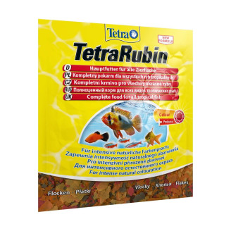 Купить Корм Tetra Rubin 12 г хлопья для окраски рыб от Tetra — Корм для рыбок | Zooprostir