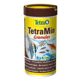Tetra Min Granules 500ml гранулы основной корм для аквариумных рыб от Tetra