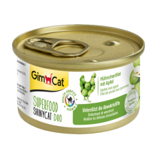 Shiny Cat Superfood k 70г курица и яблоко