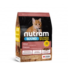 Сухий корм S1 Nutram Sound Balanced Wellness Kitten 5.4 кг для кошенят від 2 до 10 місяців