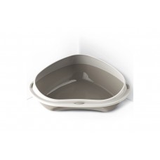 Туалет угловой с бортиком Georplast Shuttle Corner для кошек 58x48x20.5 см