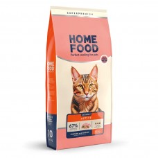 Сухий корм для дорослих кішок курочка і креветка Home Food Cat Adult 10 кг