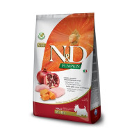 Farmina (Фармина) n&d Grain Free Pumpkin dog Chicken & Pomegranate Adult Mini 7 кг Беззерновой сухой корм для