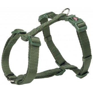 Купить Шлейка-восьмерка Premium, XXS-XS: 20-32 см / 10 мм, Оливковый от Trixie — Нейлоновые шлеи для собак | Zooprostir