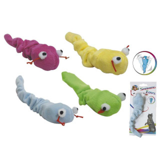 Купить Игрушка для кошек Croci Гремучая змейка, плюш, 13 см от Croci — Игрушки для кошек | Zooprostir