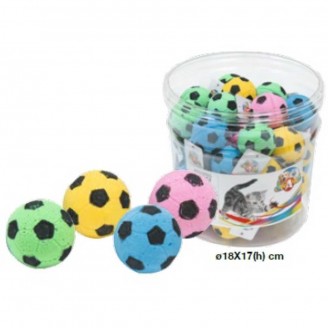 Купить Игрушка для кошек Croci Мяч футбольный, зефир, Д=3,5 см от Croci — Игрушки для кошек | Zooprostir